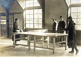 Japanese School Girls Playing Table Tennis