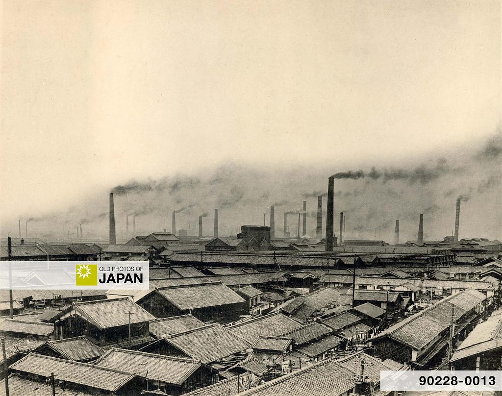 Factories in Osaka, 1925