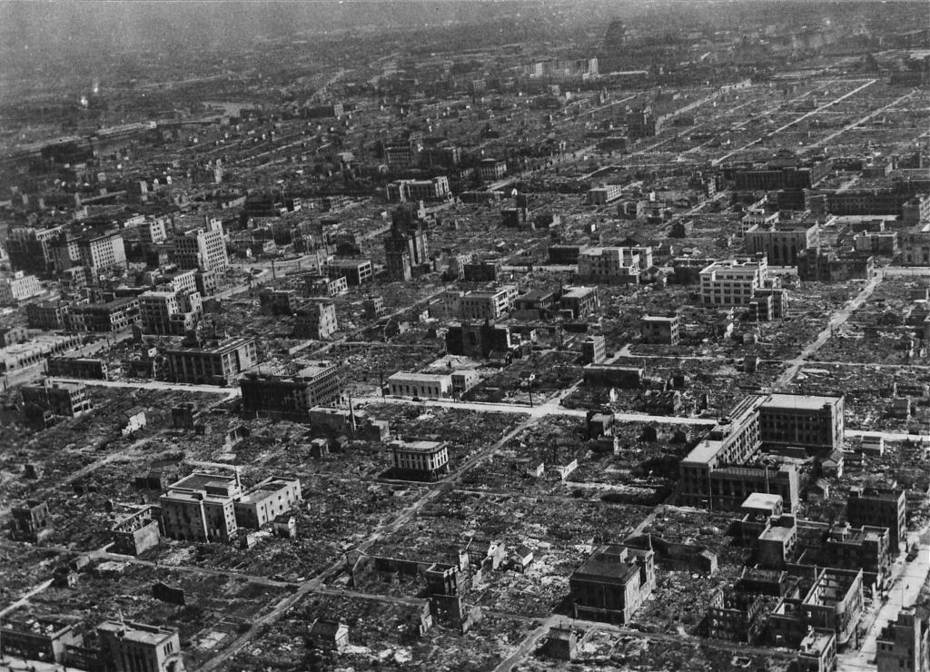 Osaka in November 1945