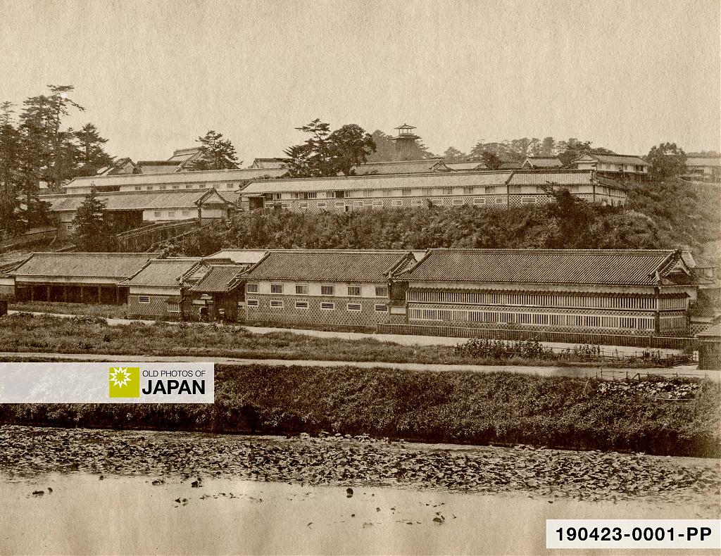 Former residence of the Owari Domain in Ichigaya, Tokyo, ca, 1872