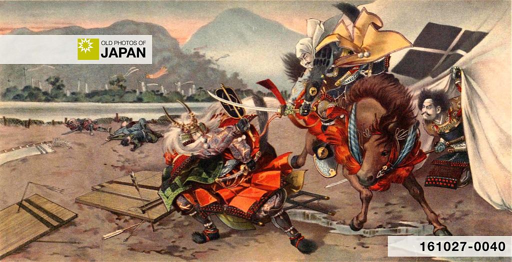 Takeda Shingen and Uesugi Kenshin at the Fourth Battle of Kawanakajima (1561)
