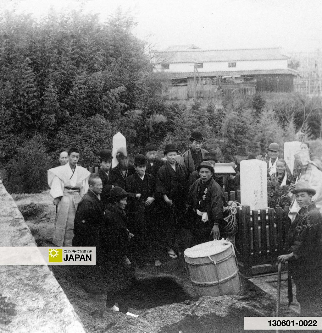 130601-0022 - 明治29（1896年）頃の兵庫県神戸市での葬式