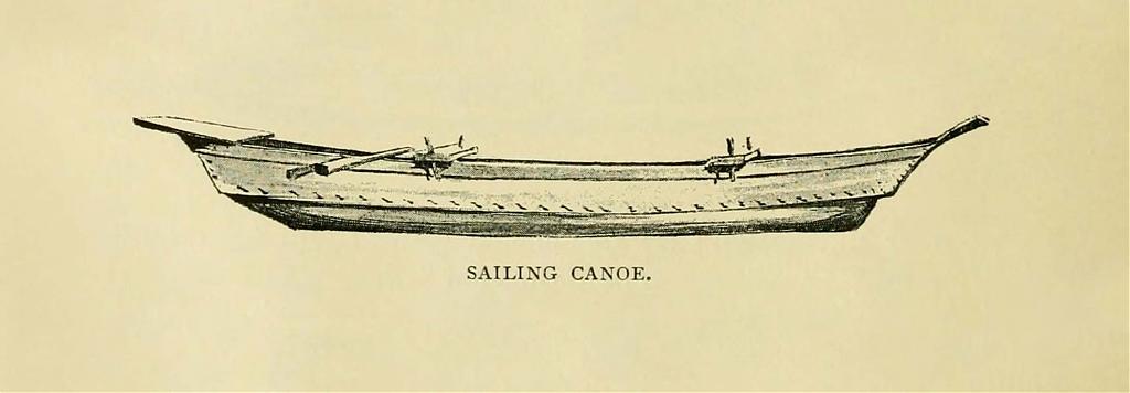 Ainu Sailing Canoe