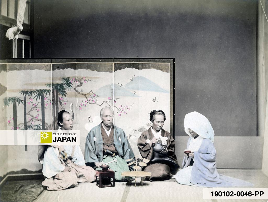 Late 19th century Japanese marriage ritual