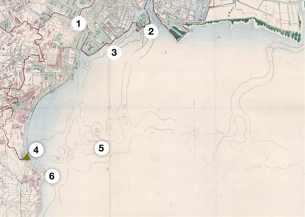 80115-0049 - 品川の地図（明治１２年）