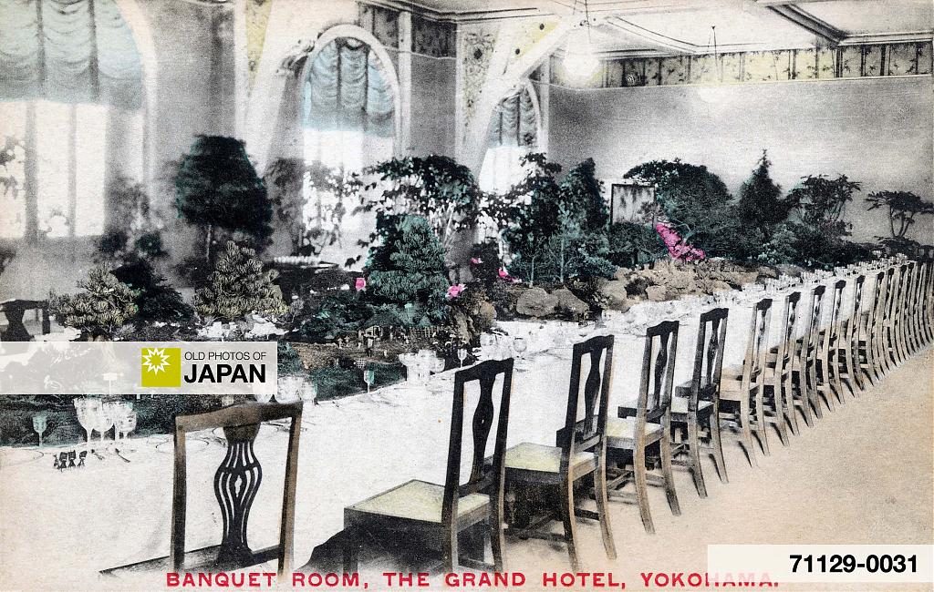 71129-0031 - Yokohama Grand Hotel Banquet Room, 1918–1923