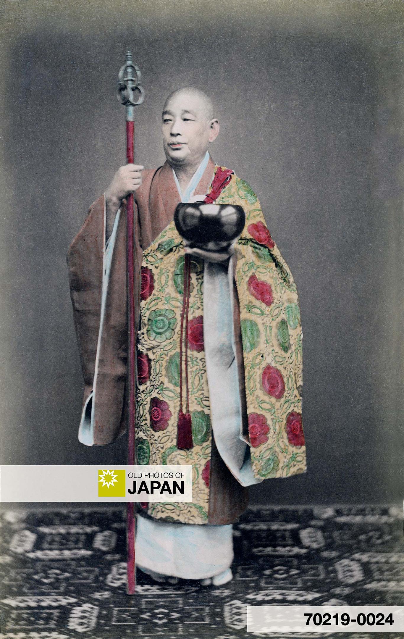 70219-0024 - Japanese Buddhist Priest, 1890s