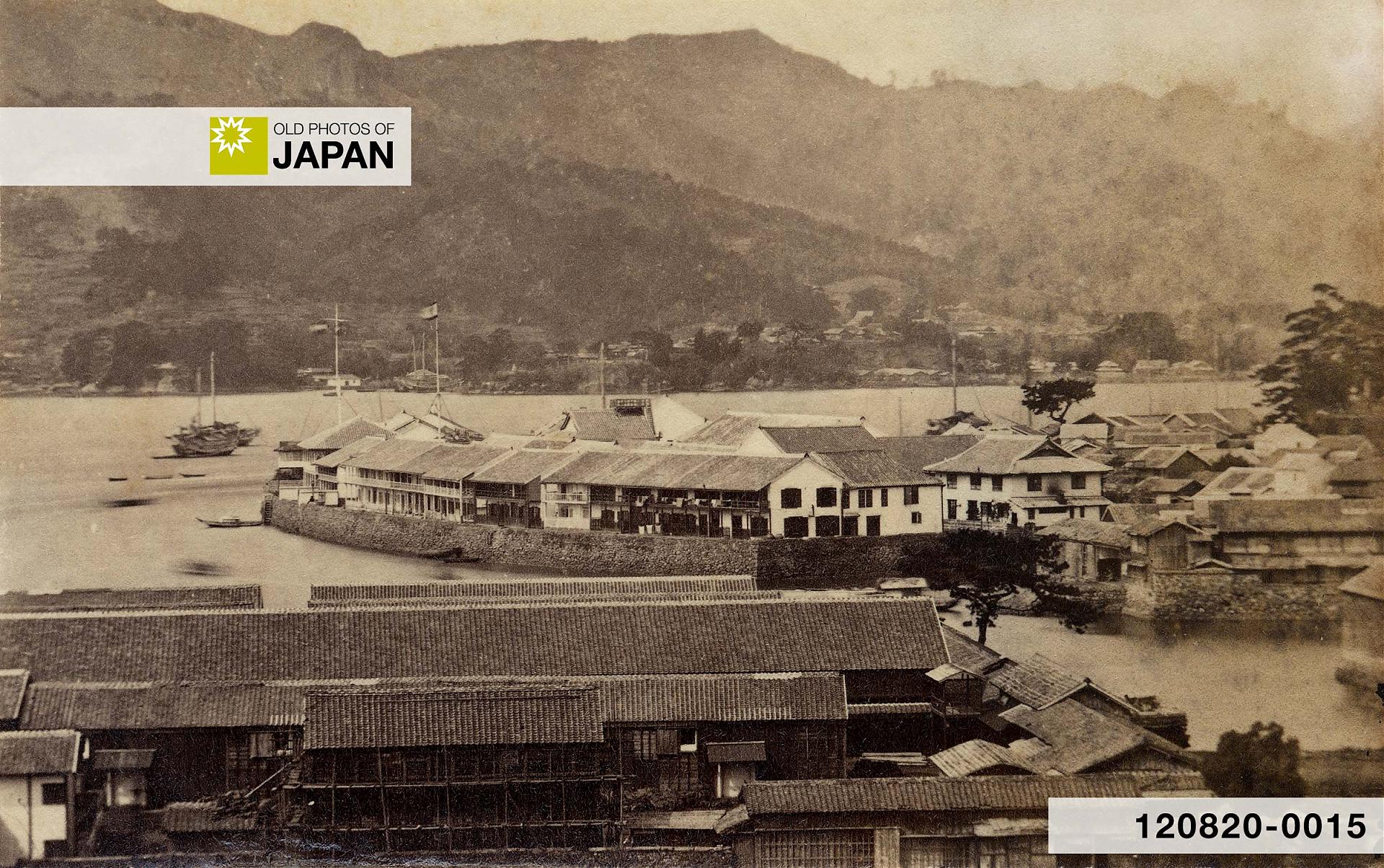 Dejima in 1865