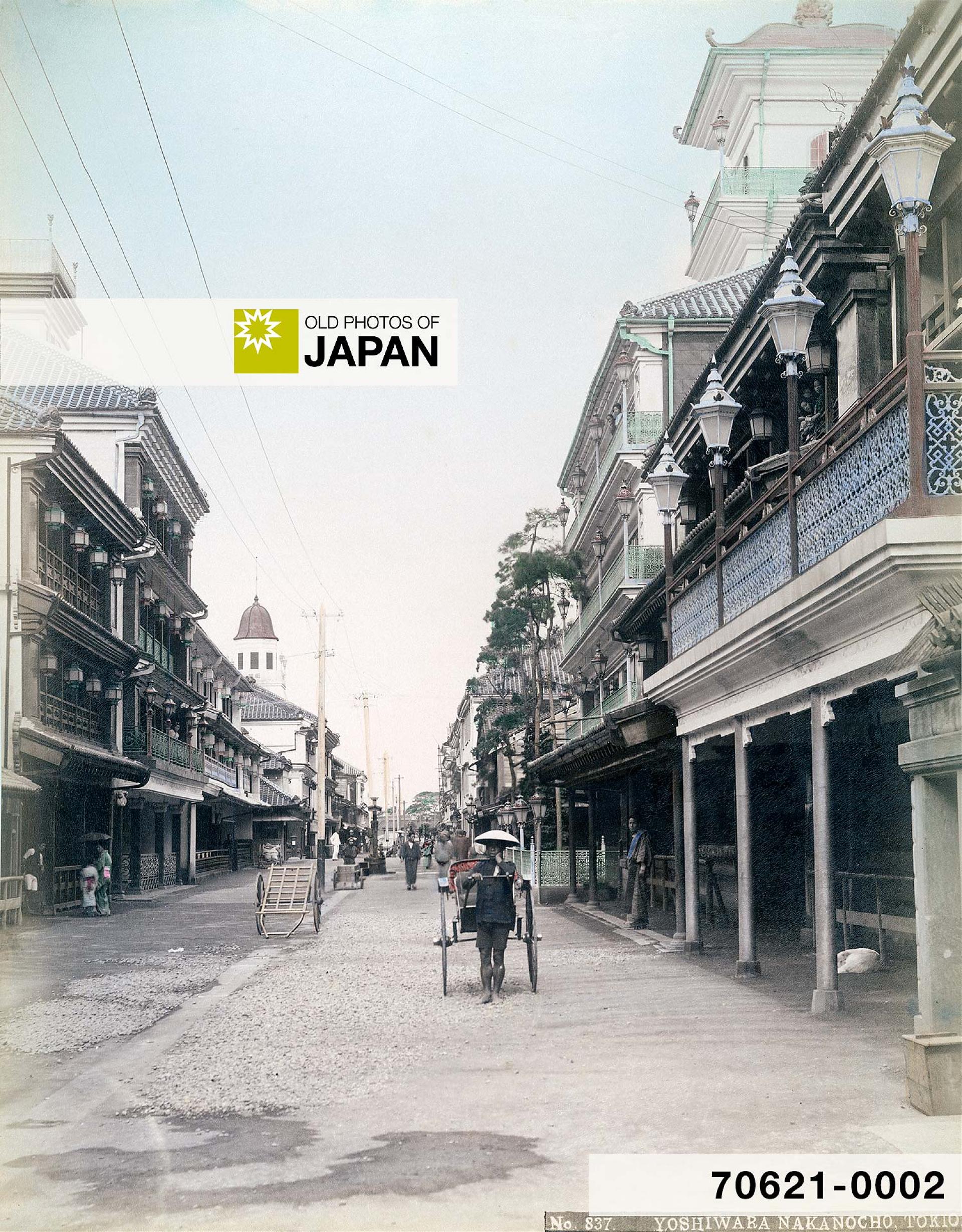 70621-0002 - The Yoshiwara Brothel District of Nakanocho, Tokyo, 1890s
