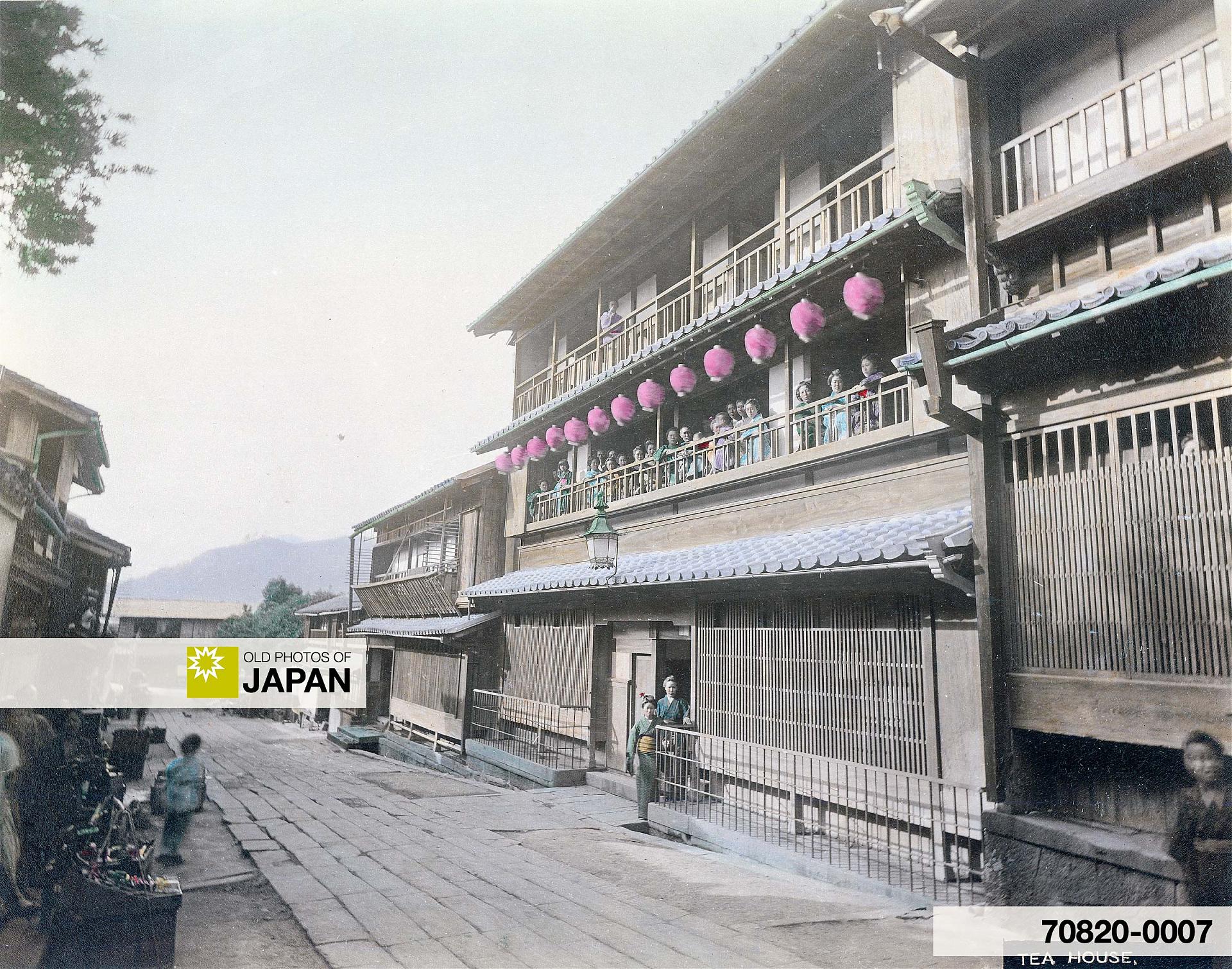 70820-0007 - Maruyama Prostitute Quarters, Nagasaki, 1890s