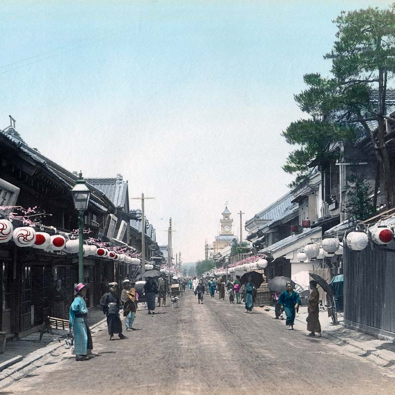 70219-0019 - Bentendori, Yokohama, 1890s